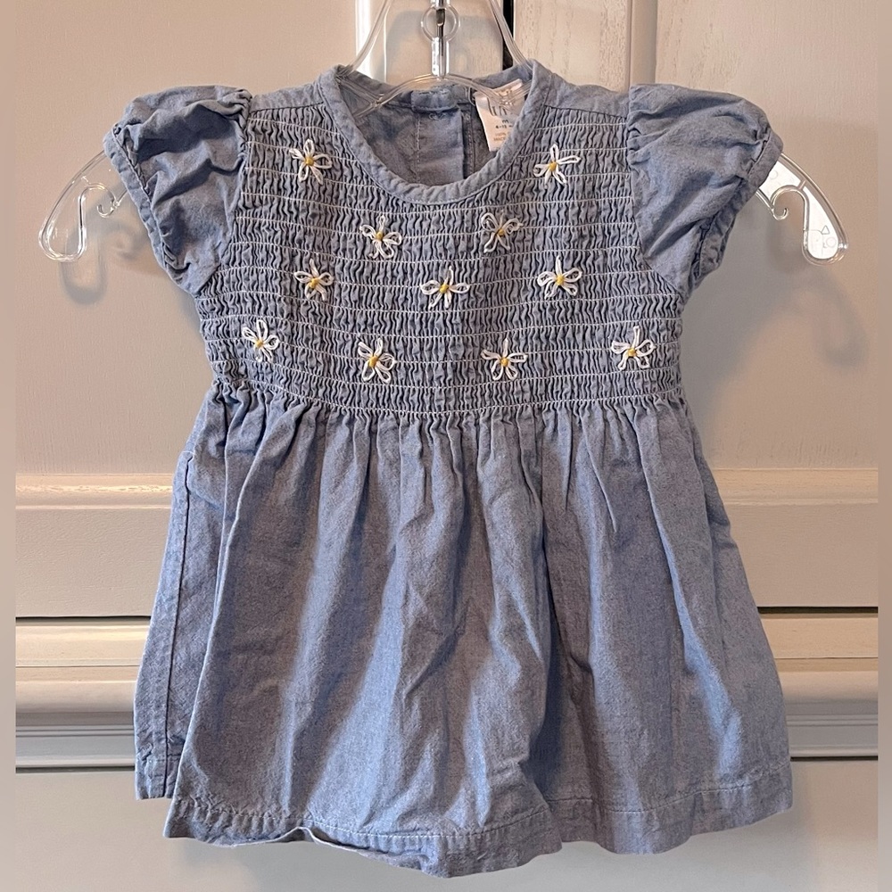 Vintage GAP 100% cotton girls dress, 6-12 months